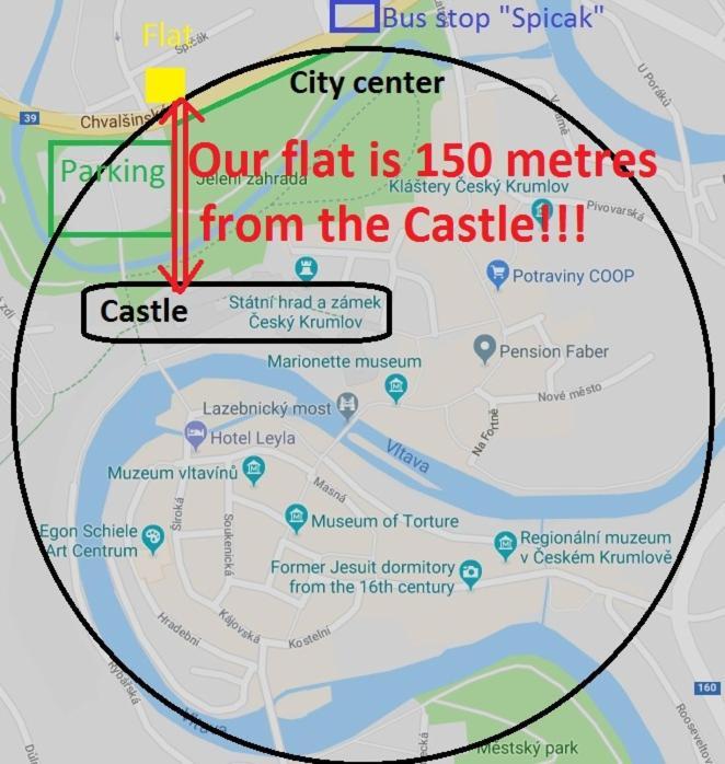 The Best Castle View-Bus Station, Parking, Center Чешки Крумлов Екстериор снимка