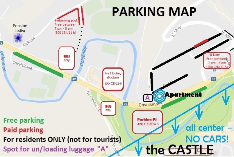 The Best Castle View-Bus Station, Parking, Center Чешки Крумлов Екстериор снимка